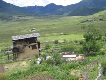 auf dem Chomolhari Trek