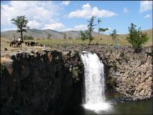 Orkhon Wasserfall