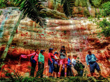 Felsmalerei Cerro Azul